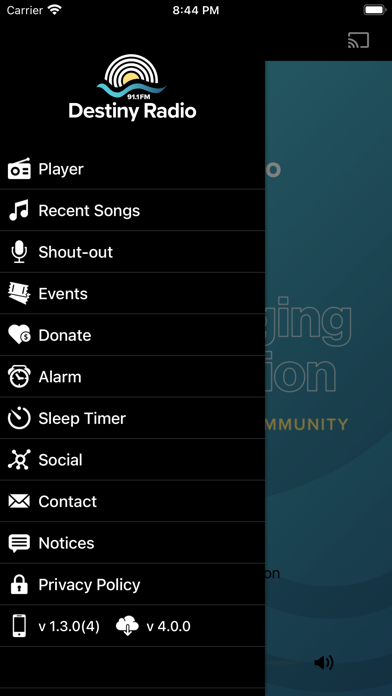 Destiny Radio Screenshot