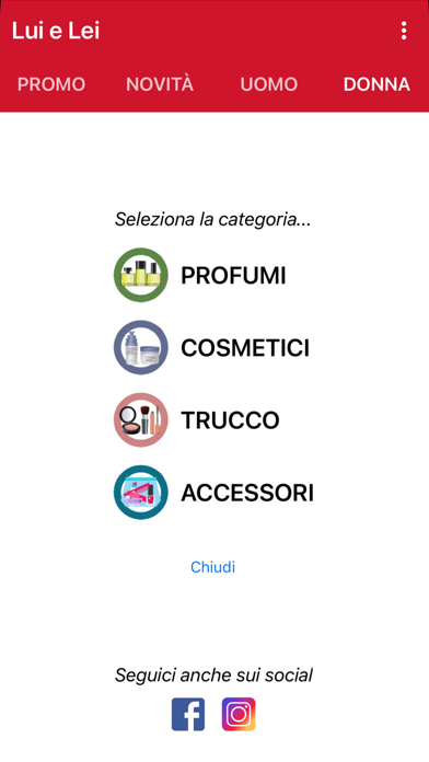 Lui e Lei Profumerie Screenshot