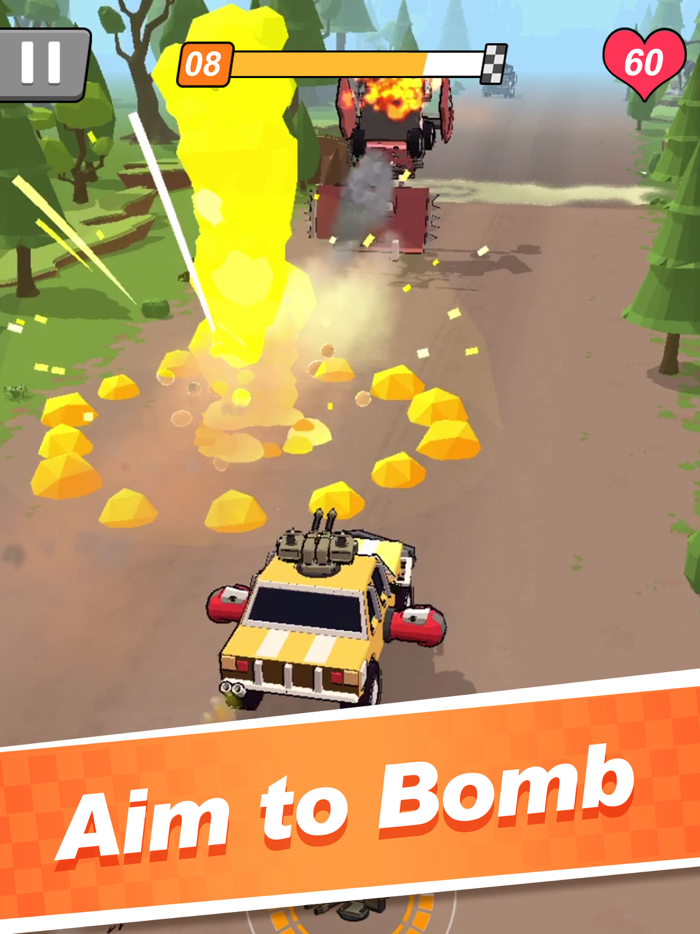 Car Rush Fighting and Racing