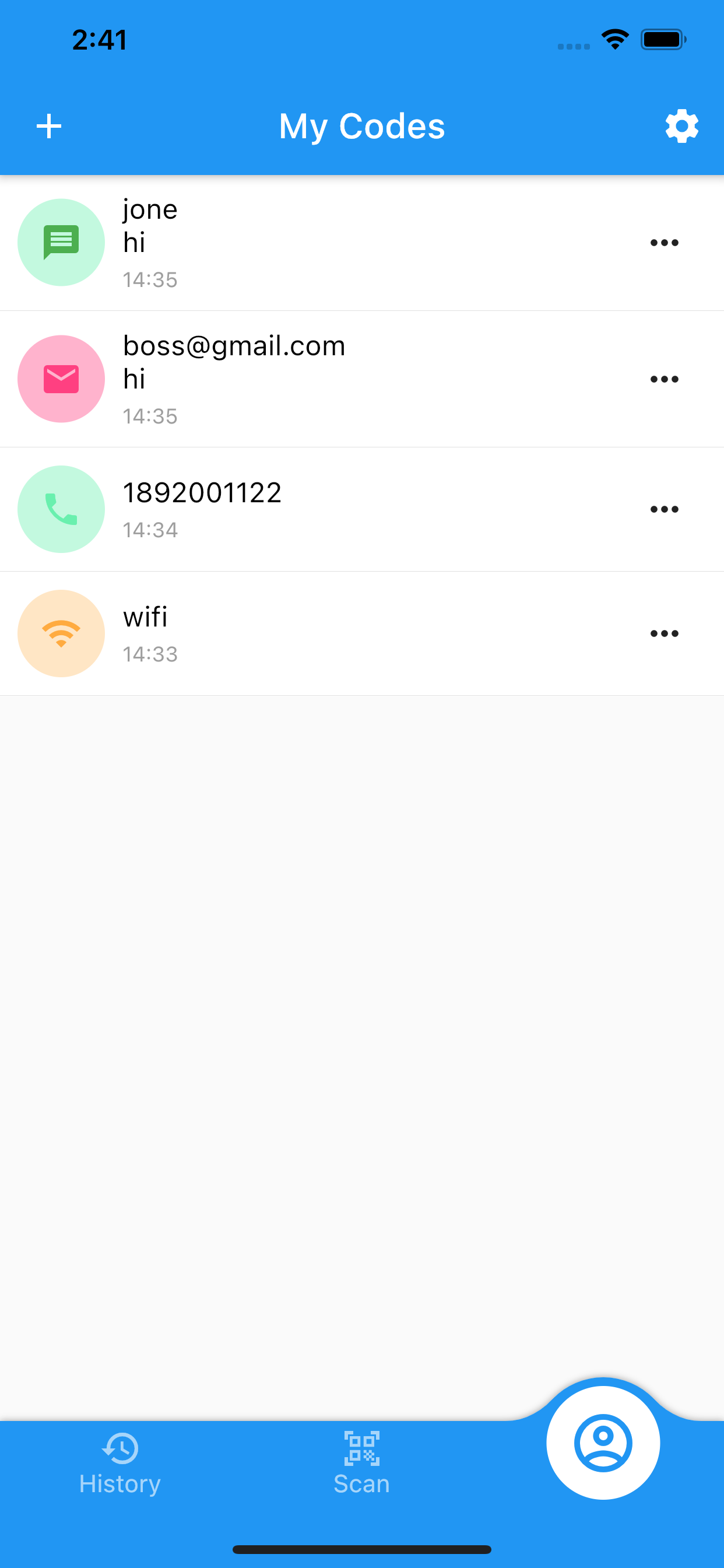 QR-Code Scanner .