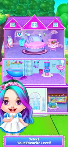 Game screenshot кукла дом -Игры одевалки для! apk