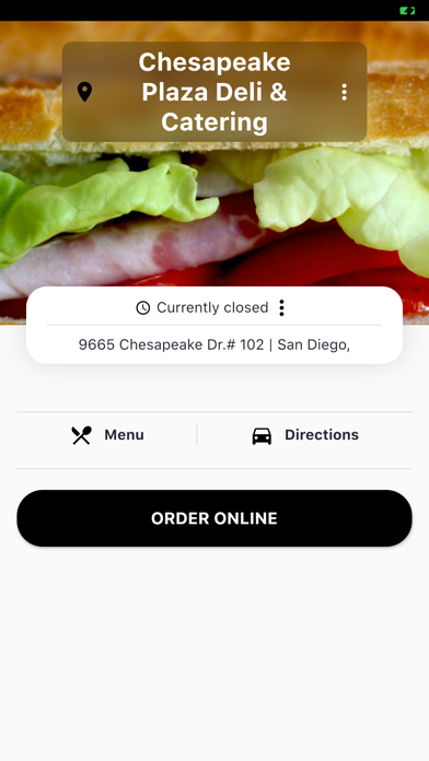 Chesapeake Plaza Deli Screenshot 2 - AppWisp.com Chesapeake Plaza Deli Screenshot 2 - AppWisp.com
