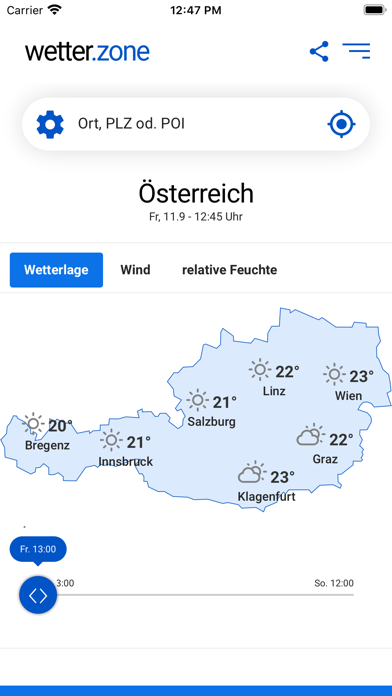 wetter.zone Screenshot