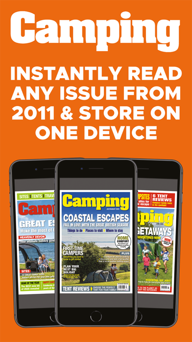 Camping Magazine Screenshot
