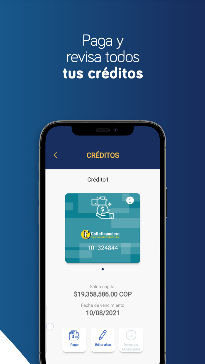 Coltefinanciera App Personas