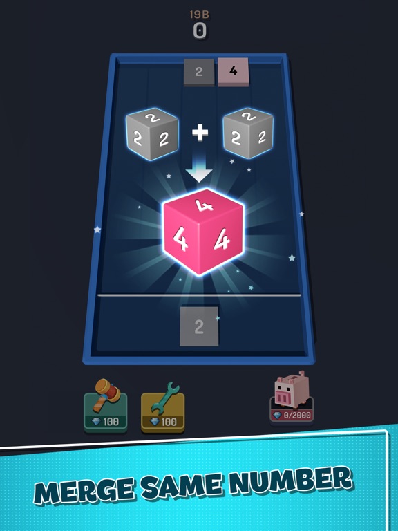 Screenshot #4 pour Merge Block 3D : Number Puzzle