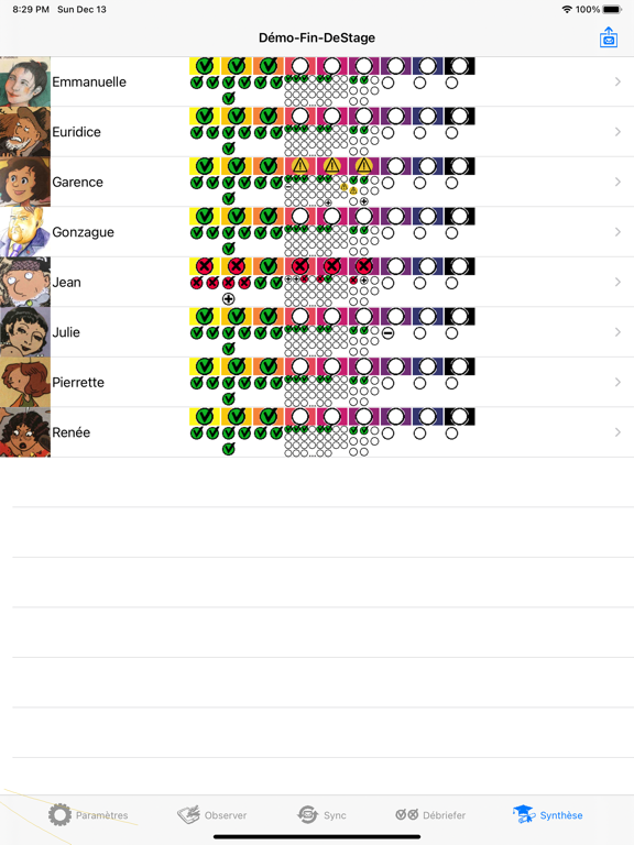 Screenshot #4 pour Compétences