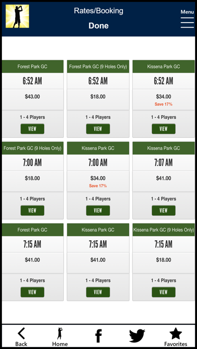 GolfDay New York City Screenshot