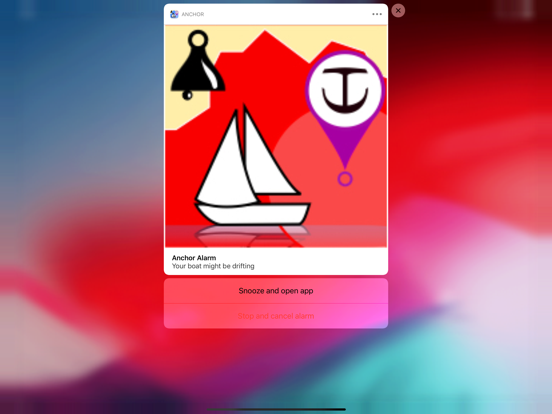 Anchor! drag alarm iPad app afbeelding 5