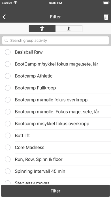 Progresjon Trening Screenshot