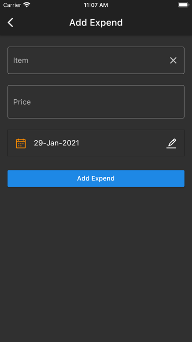 My Expends Screenshot