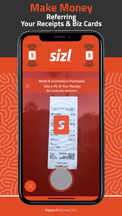 Sizl ReferralPay & Brand Deals Screenshot