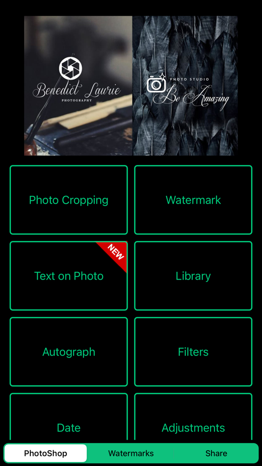 #1. Watermark : Add on Photo,Video (iOS) 由: Bushra Parveen