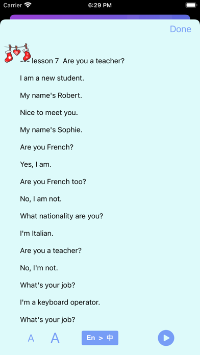 New concept English listening Screenshot