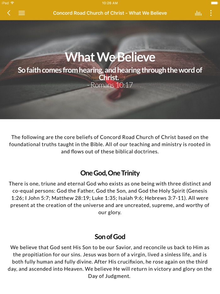 Concord Road Church of Christ