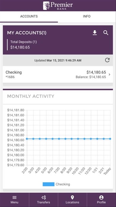 Premier Bank Dubuque Screenshot