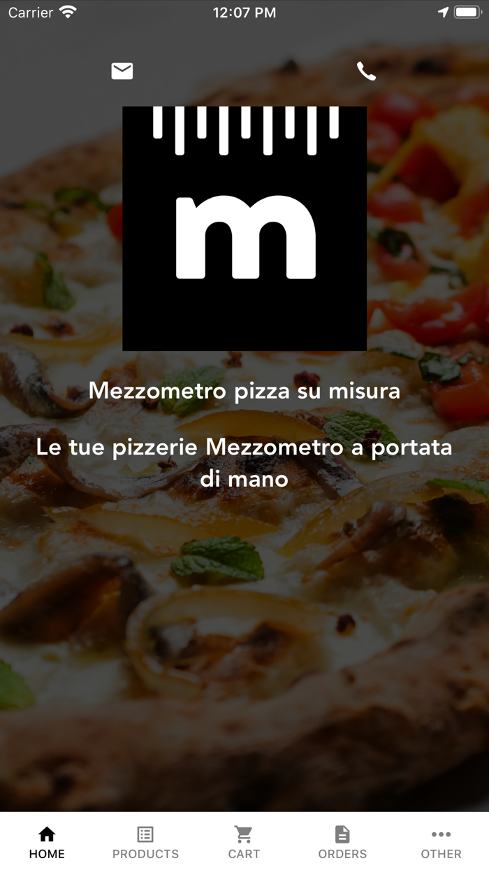 Mezzometro pizza su misura