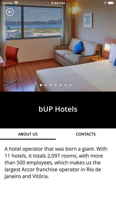 bUP Hotels Screenshot