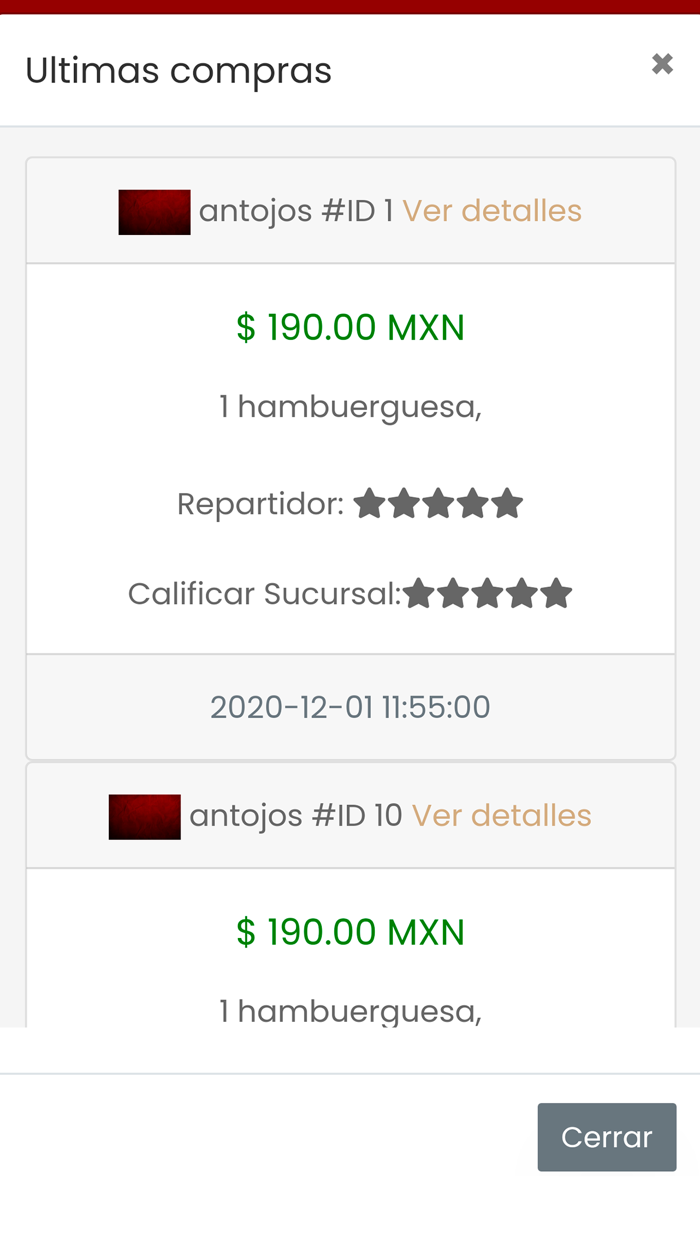 Antojos info