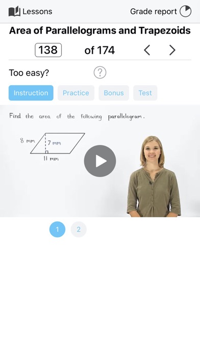 ACT ® Math Prep Screenshot