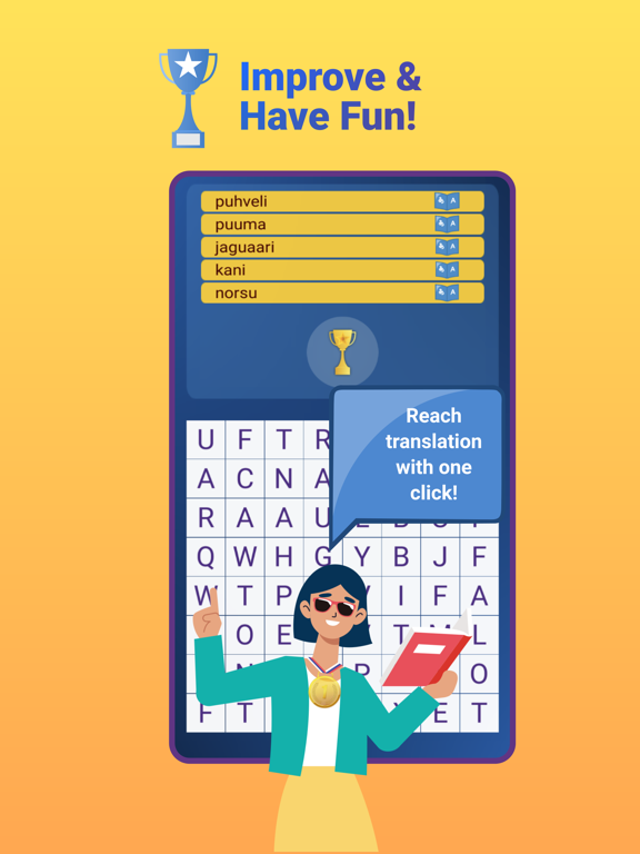 Screenshot #6 pour Finnish English Word Game