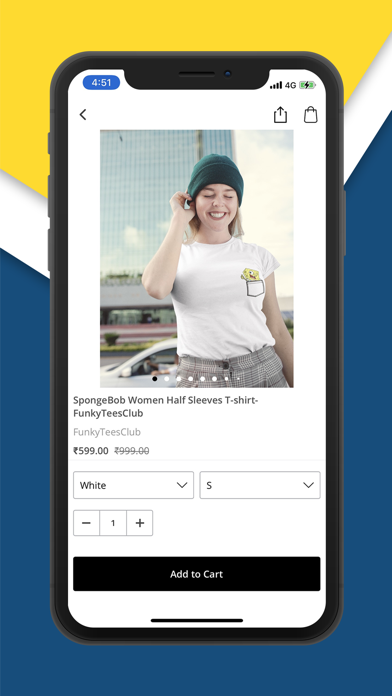 FunkyTeesClub - Shopping App Screenshot