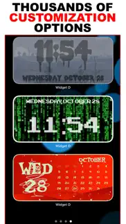 widget d : date time widgets iphone screenshot 3