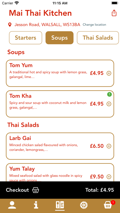 Mai Thai Kitchen Screenshot