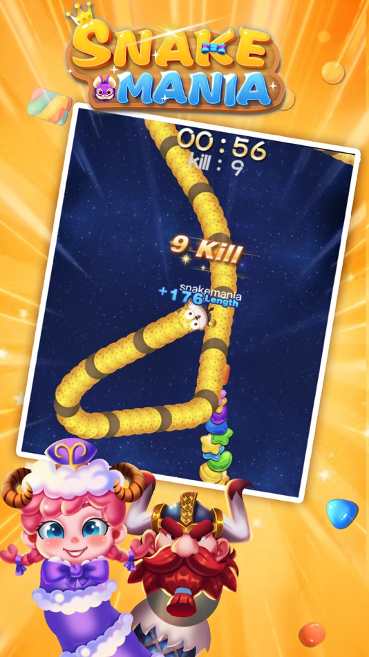 #4. Snake Mania.io (iOS) 来自: Shenzhen Shi Youyou Technology Co.,Ltd