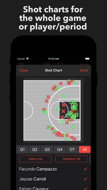 Basketball Stats PRO Phone screenshot-3