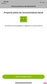 aena. registro biométrico iphone screenshot 1