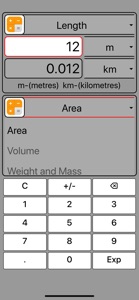 Double Unit Converter screenshot #3 for iPhone