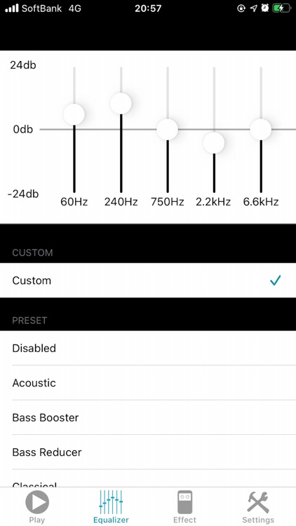 Multi-Effect Audio Player