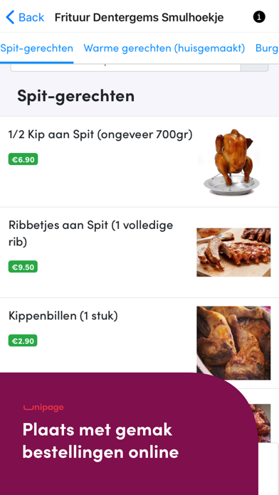 Dentergems Smulhoekje Screenshot