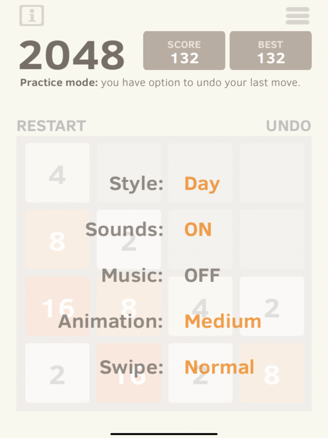 ‎2048 Number Puzzle game Screenshot