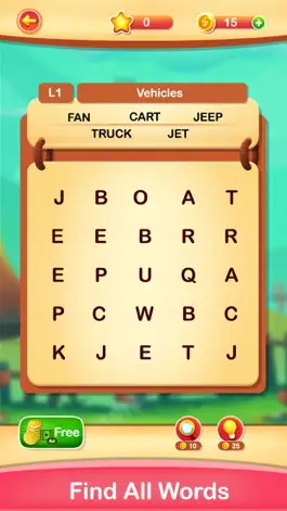 Game screenshot Word Search Games - English mod apk