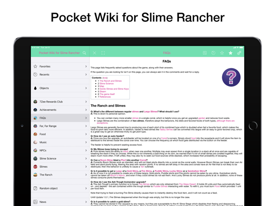 Screenshot #4 pour Pocket Wiki for Slime Rancher