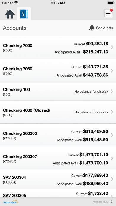 Forcht Bank Mobile Business Screenshot