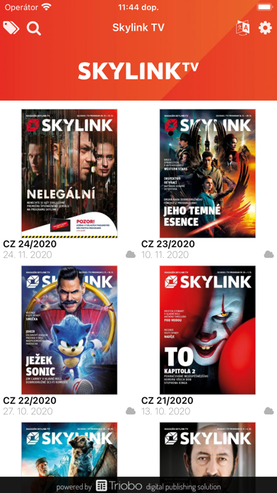 Skylink TV Magazín Screenshot