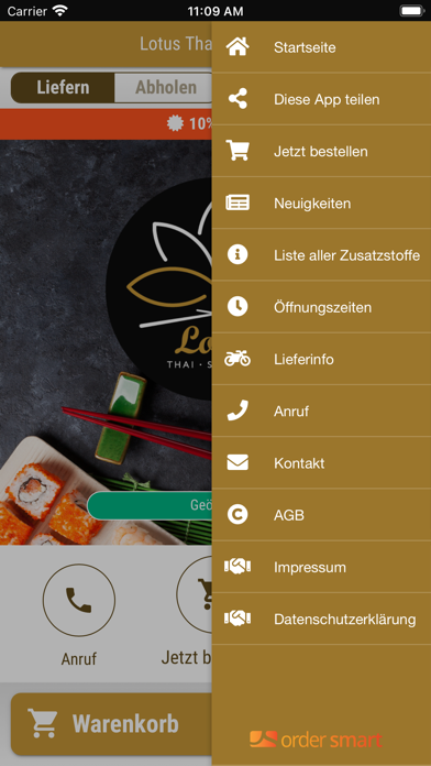 Lotus Thai Sushi Bar Screenshot
