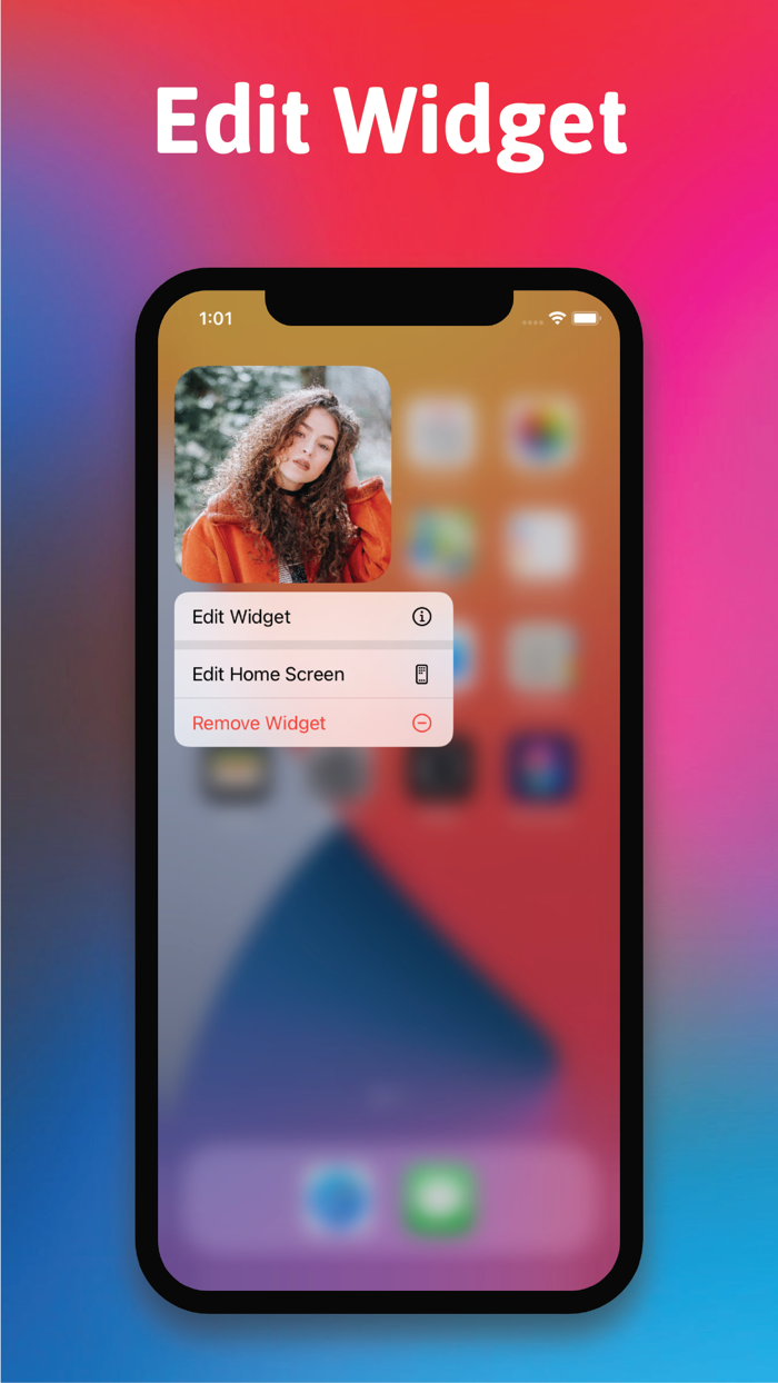 Easy Color Photo Widget Box