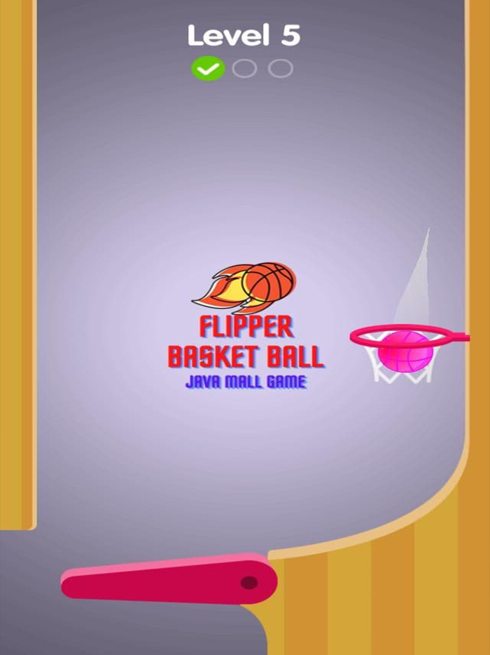 Flipper Basket Ball 2D