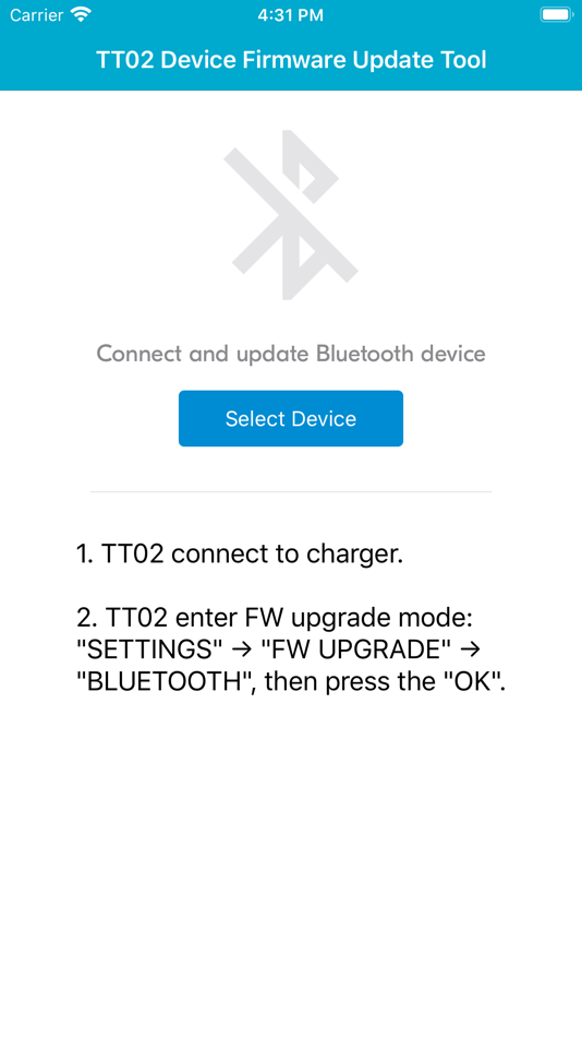 TT02 DFU Tool (iOS) 由: SYSGRATION TT02 DFU Tool (iOS) 由: SYSGRATION