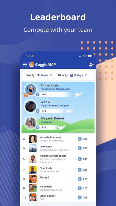 GaggleAMP - Social. Advocacy. Screenshot