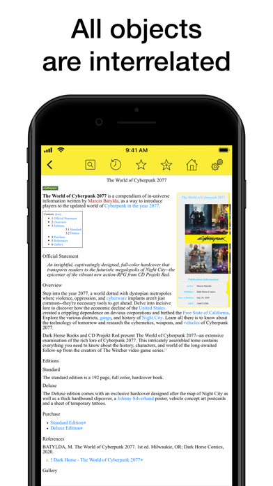 Pocket Wiki for Cyberpunk 2077 Screenshot