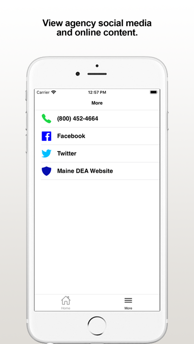 Maine DEA Screenshot