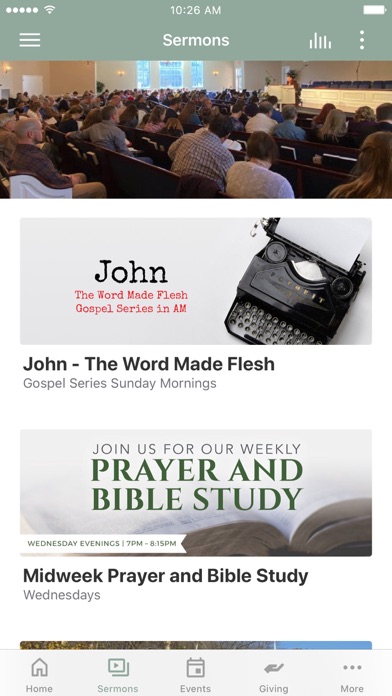 Oak Ridge Baptist Church, Inc Screenshot