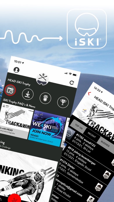 iSKI World - Ski Tracking Snow Screenshot