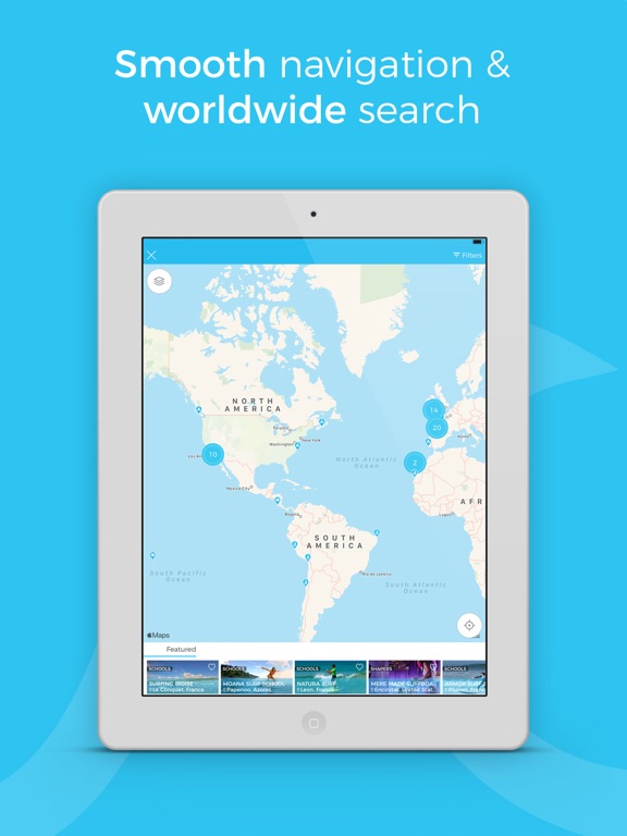 SurfingWays - Surf Guide iPad screenshot 3 - Travel app