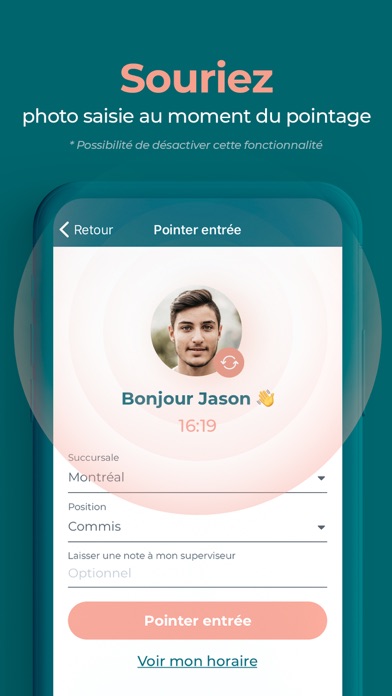 Screenshot #2 pour Agendrix – Pointeuse